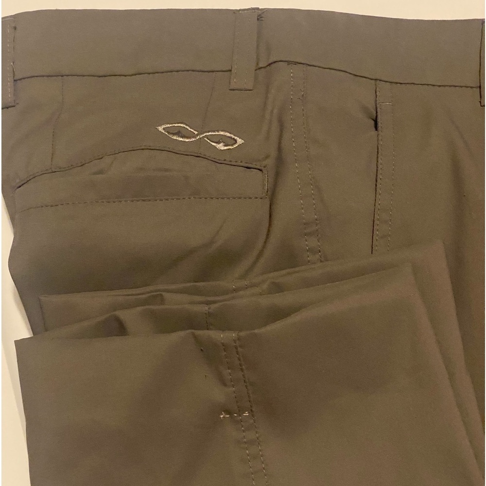 SNAKE EYES Players Golf Pants Size 32 X 34 Chinos Flat Front Straight Gray B3-9